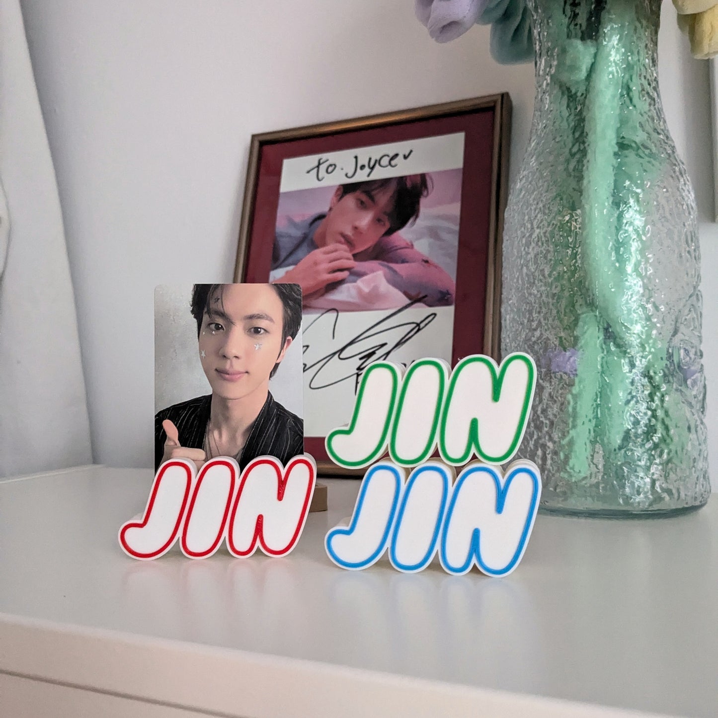 JIN Photocard Standee