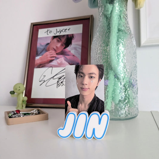 JIN Photocard Standee