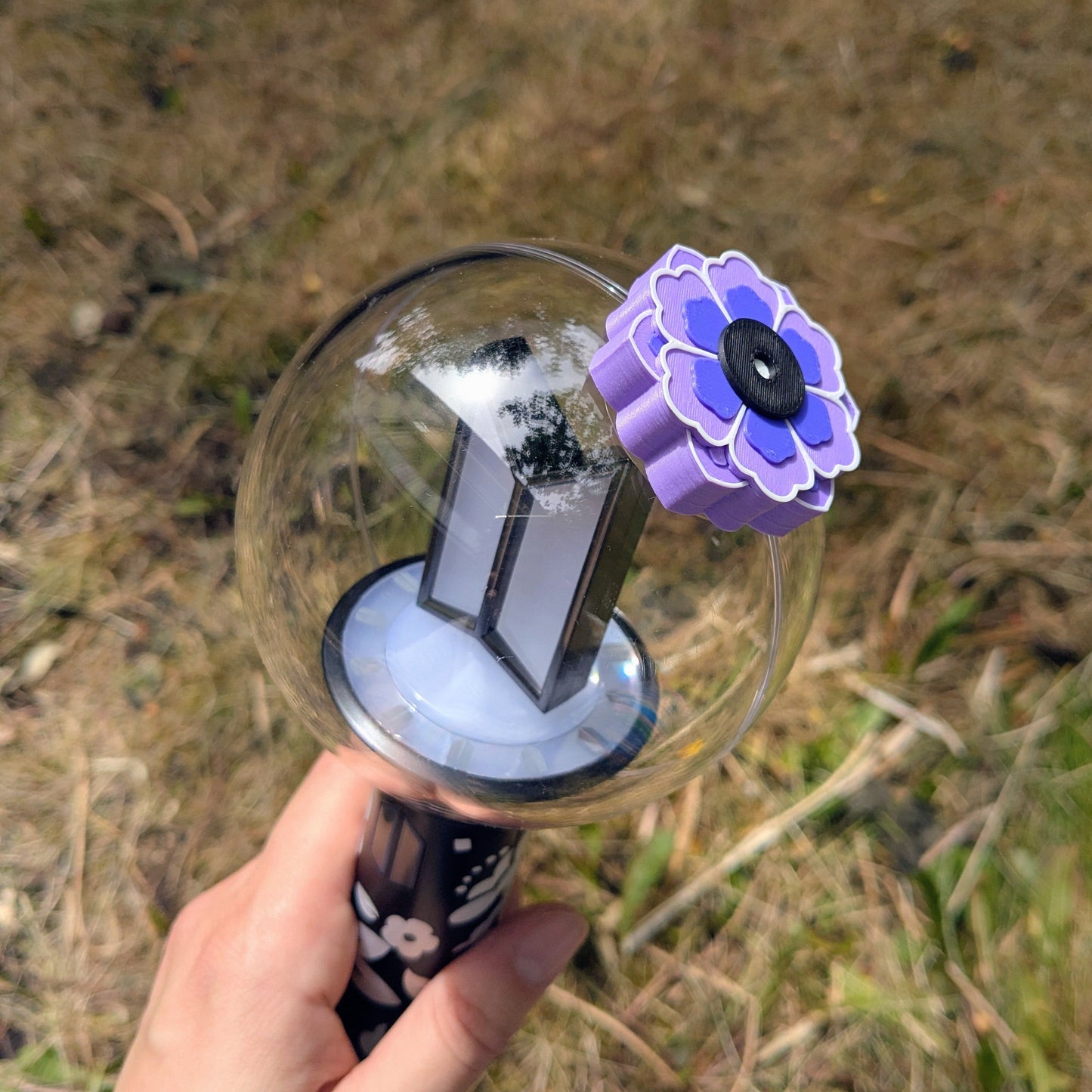 Purple Arirang Flower Lightstick Topper
