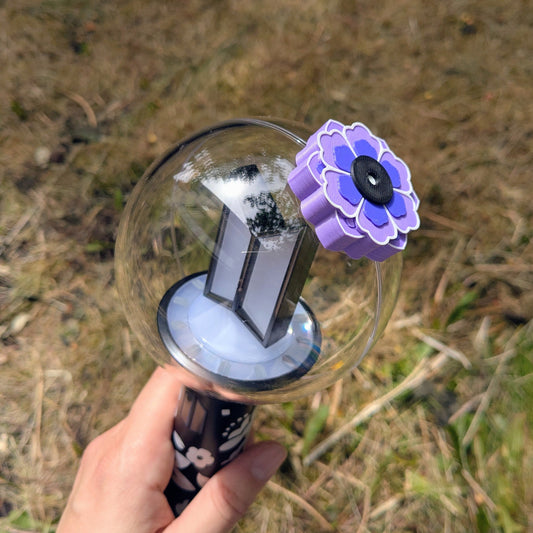Purple Arirang Flower Lightstick Topper