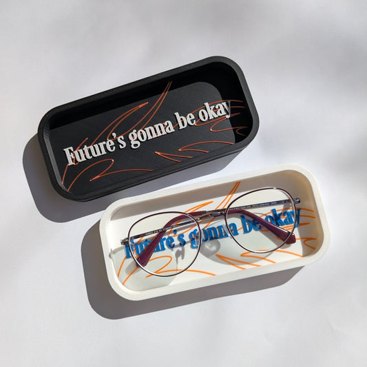Future's Gonna Be Okay Glasses Dish
