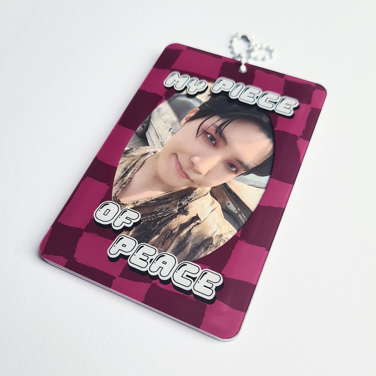 My Piece Of Peace Acrylic Photocard Holder